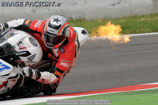 2008-05-11 Monza 2678 Supersport - Miguel Praia - Honda CBR600RR